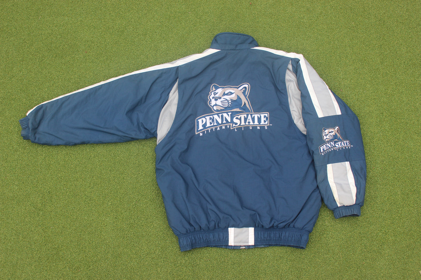 VINTAGE 90s | Penn State Starter Jacket | Size M (Fits Like L)