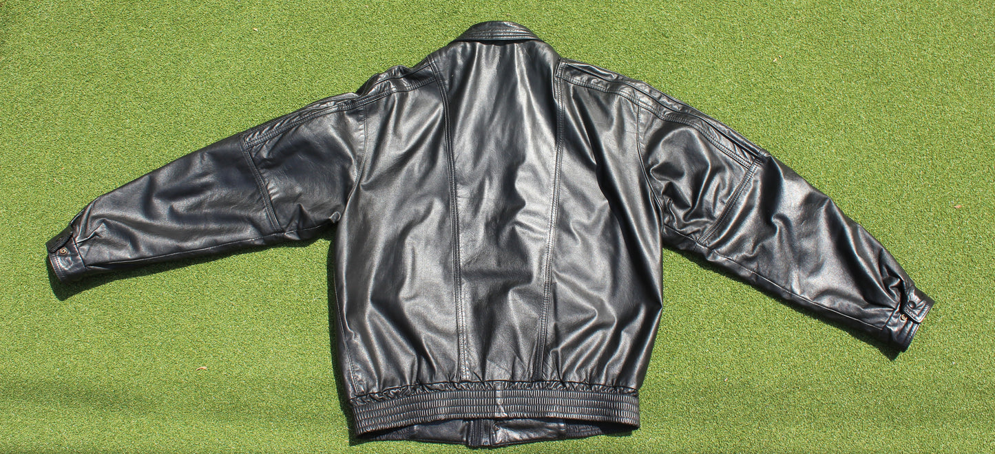 VINTAGE | Boulevard Leather Jacket | Size L