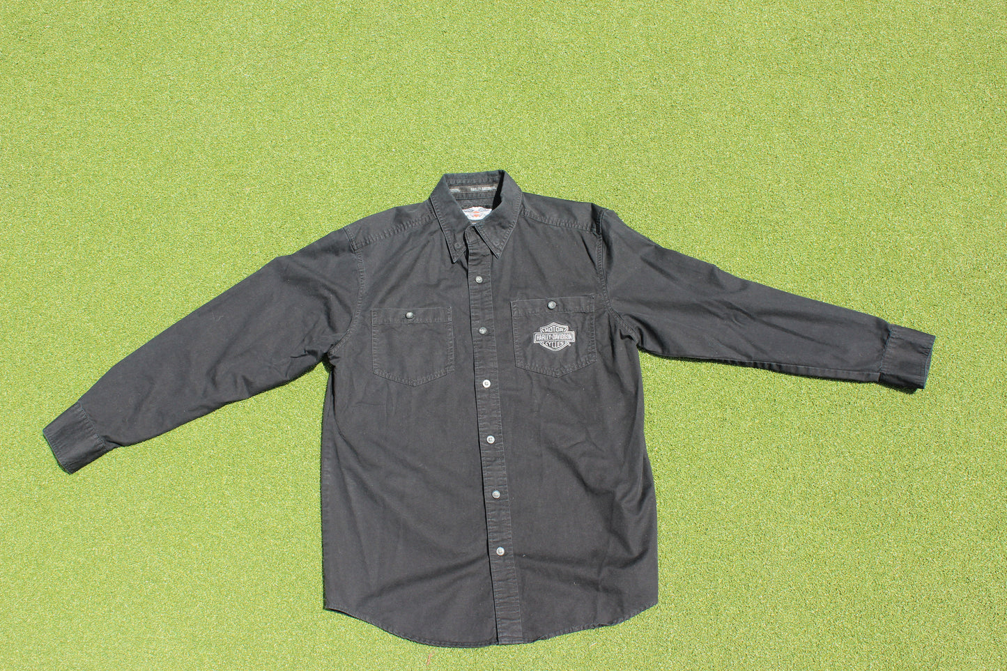 VINTAGE 90s | Harley Davidson Button Up | Size M