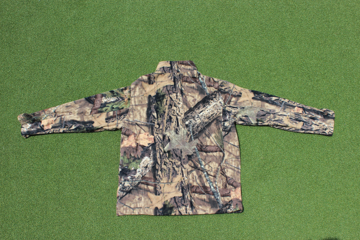 VINTAGE 00s | Camo Mossy Oak Fleece | Size L