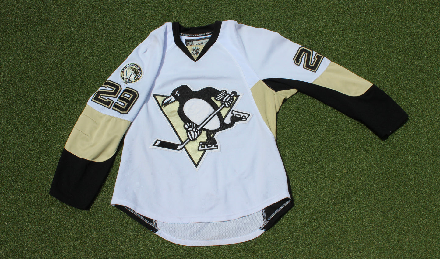 VINTAGE | Pittsburgh Penguins 2010 Away Jersey #29 Marc Andre Fleury | Size 48 (M-L)