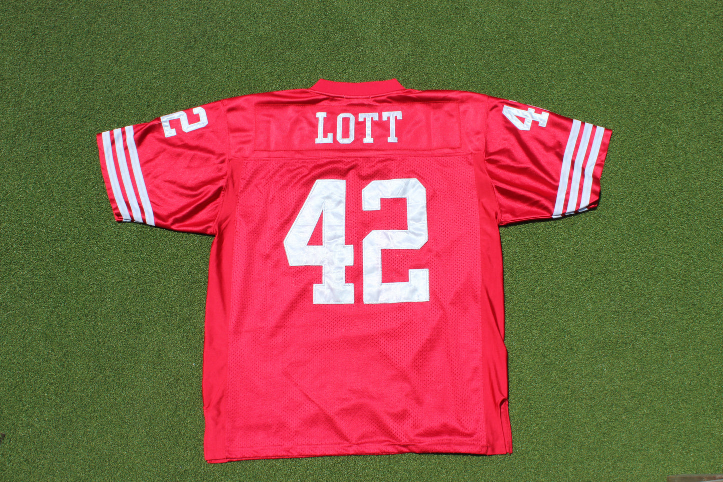 VINTAGE 90s | San Francisco 49ers Jersey #42 Ronnie Lott | Size XL