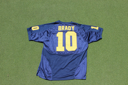 VINTAGE | Michigan Wolverines Home Jersey #10 Tom Brady | Size L