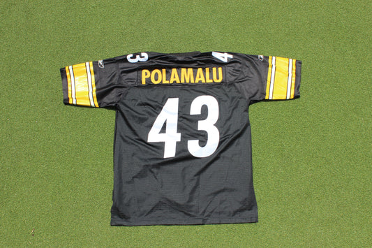 VINTAGE 00s | Pittsburgh Steelers Home Jersey #43 Troy Polamalu | Size L