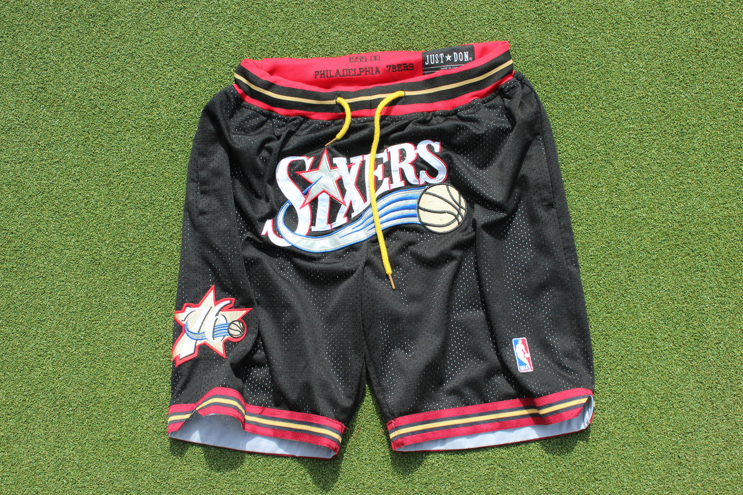 Just Don Philadelphia 76ers Athletic Shorts | Size L