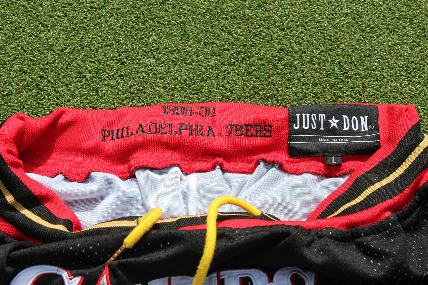 Just Don Philadelphia 76ers Athletic Shorts | Size L