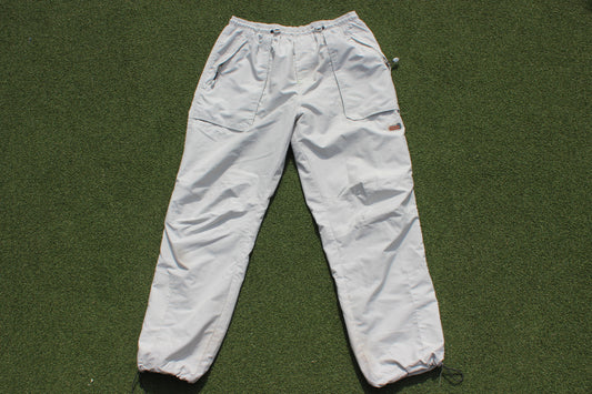 VINTAGE 00s | Reebok Parachute Pants w/Adjustable Strings | Size L