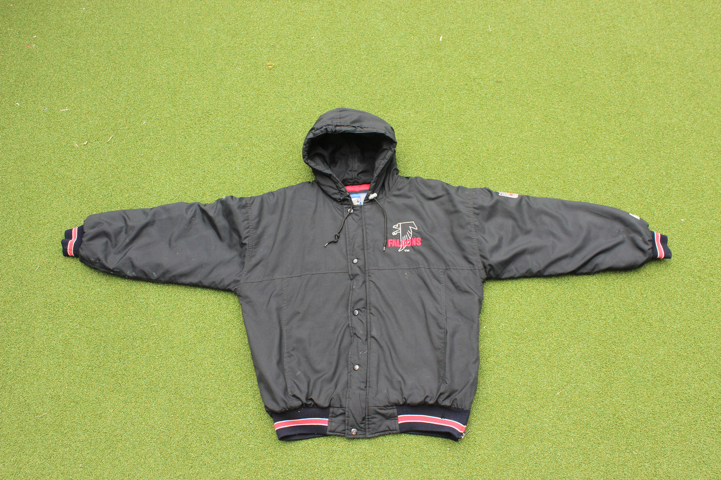 VINTAGE 90s | Atlanta Falcons Starter Jacket | Size M