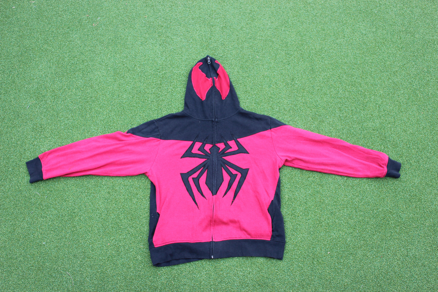 VINTAGE 00s | Spiderman Full Zip up w/Mask | Size M