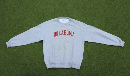 VINTAGE | Champion Oklahoma Crewneck | Size L