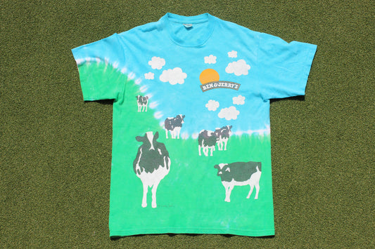 VINTAGE | Ben And Jerry's Euphoria Ice Cream T-Shirt | Size M