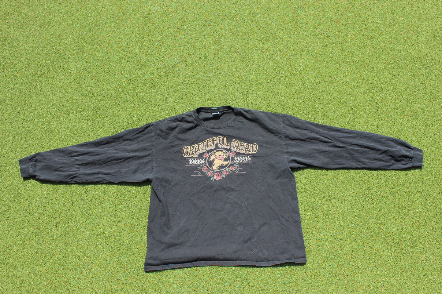 VINTAGE | 2011 Grateful Dead Bear Liquid Blue Long Sleeve | Size 2XL