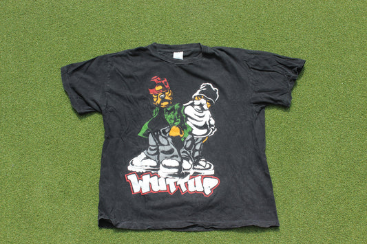 VINTAGE 90s | Top Dawg "Wuttup Dog" T-Shirt | Size XL