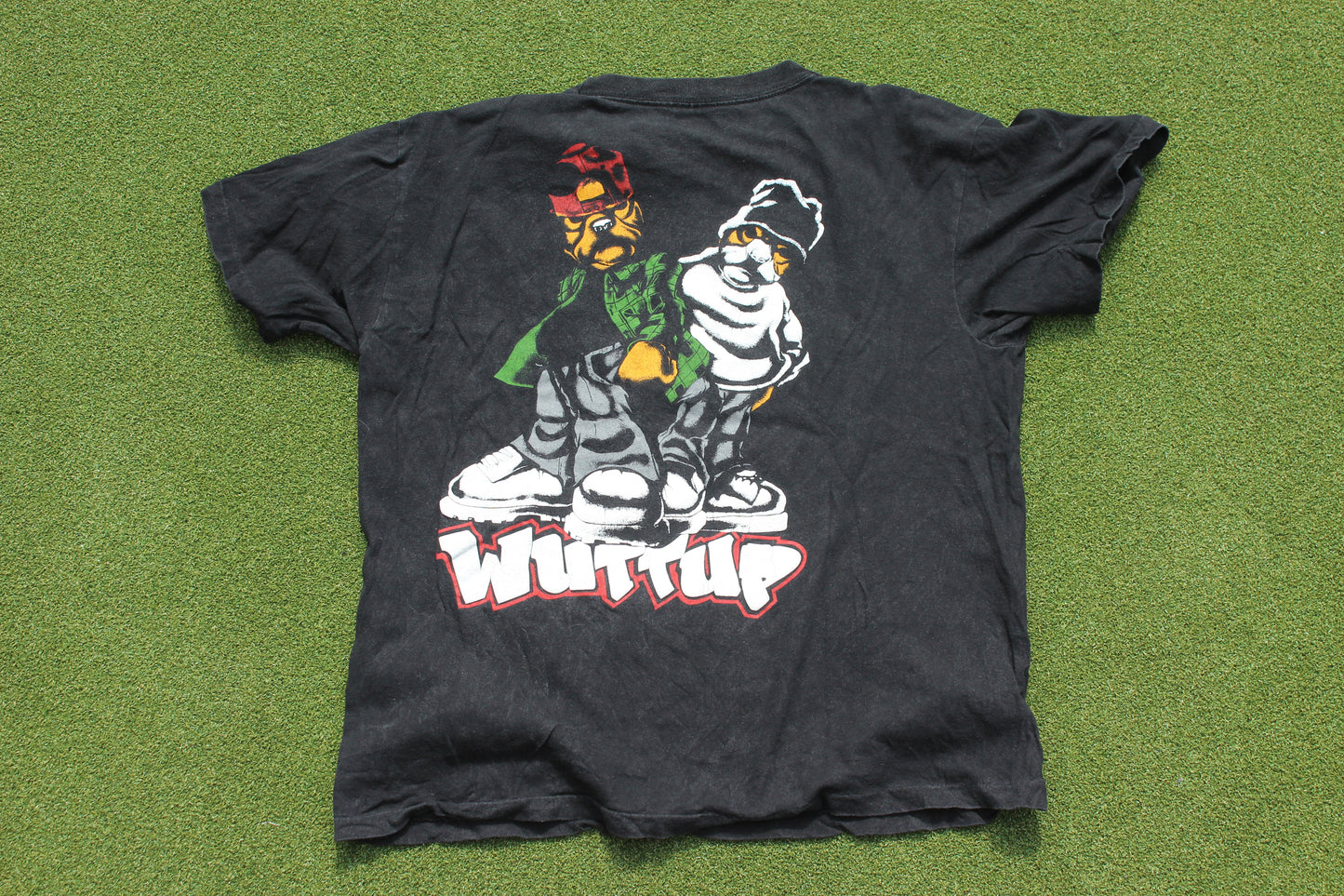 VINTAGE 90s | Top Dawg "Wuttup Dog" T-Shirt | Size XL