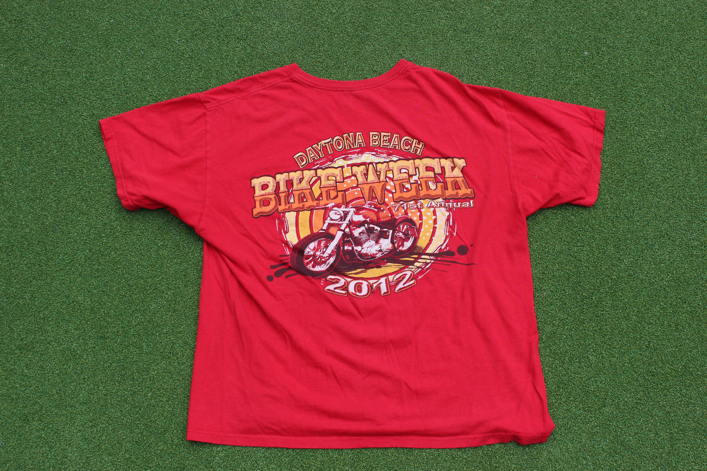 VINTAGE | Daytona Beach Bike Week 2012 T-Shirt | Size L