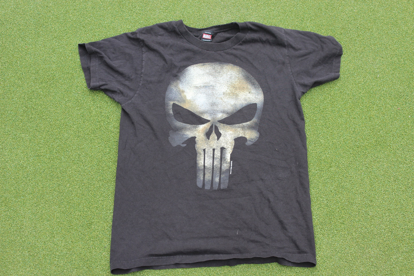 VINTAGE 00s | Marvel Punisher 2006 Big Graphic T-Shirt | Size L