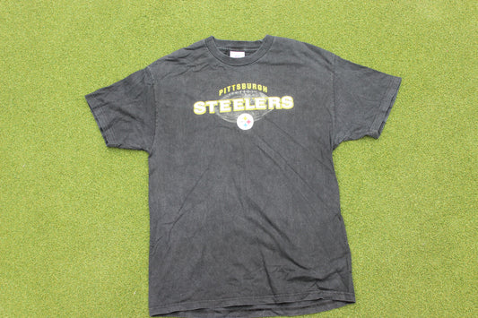 VINTAGE 00s | Pittsburgh Steelers Football T-Shirt | Size L