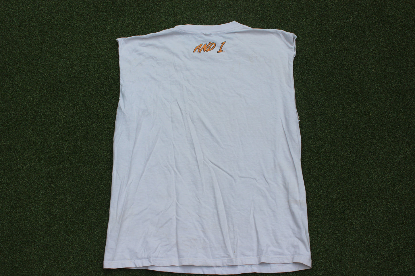 VINTAGE 00s | AND1 Trash Talk Cutoff T-Shirt | Size XL