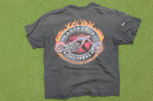 VINTAGE 00s | Orange County Choppers 2003 T-Shirt | Size XL