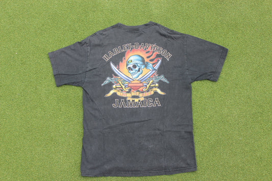 VINTAGE | Harley Davidson Jamaica T-Shirt | Size XL