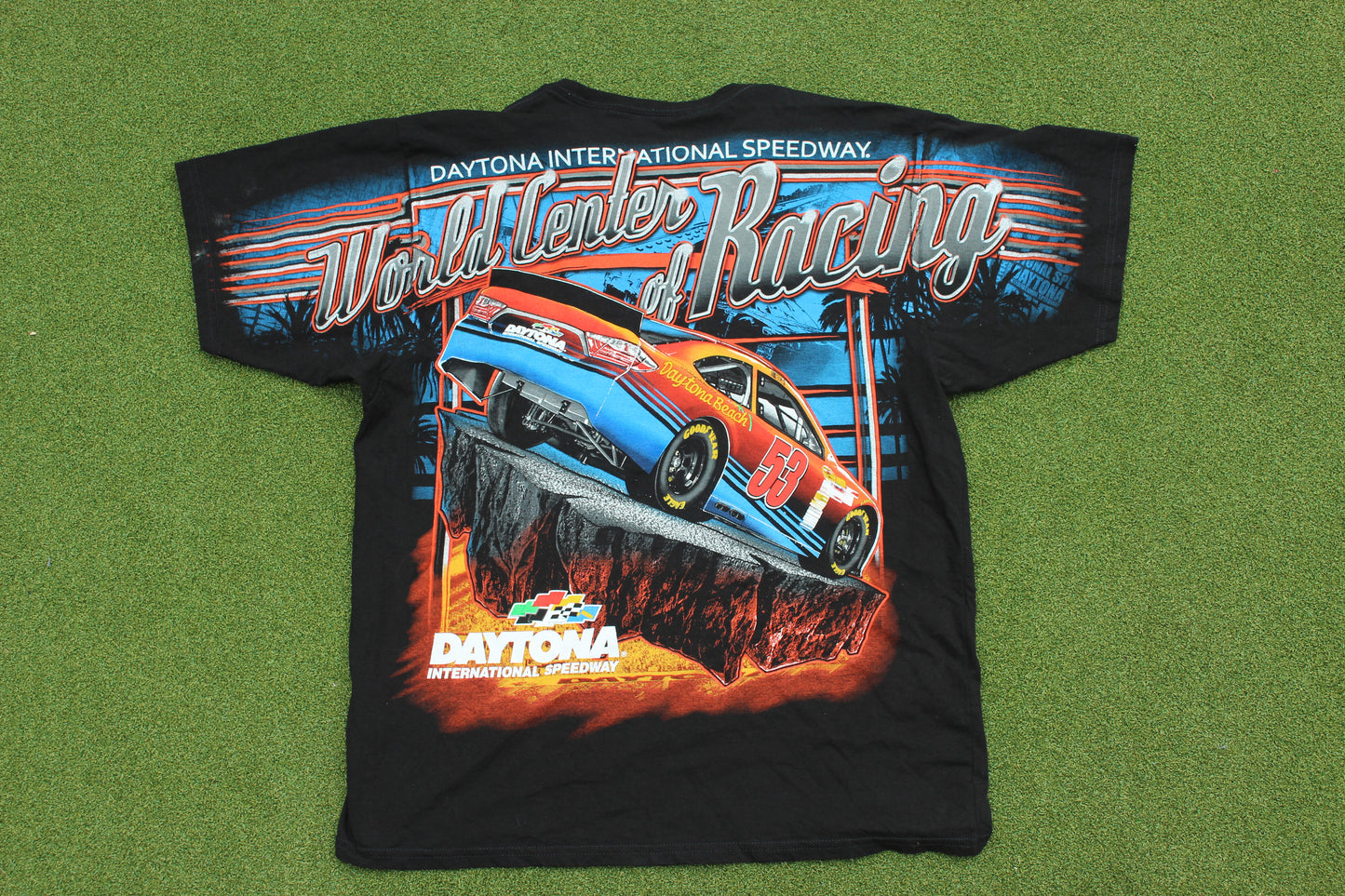 VINTAGE | Nascar Daytona International Speedway Racing T-Shirt | Size XL