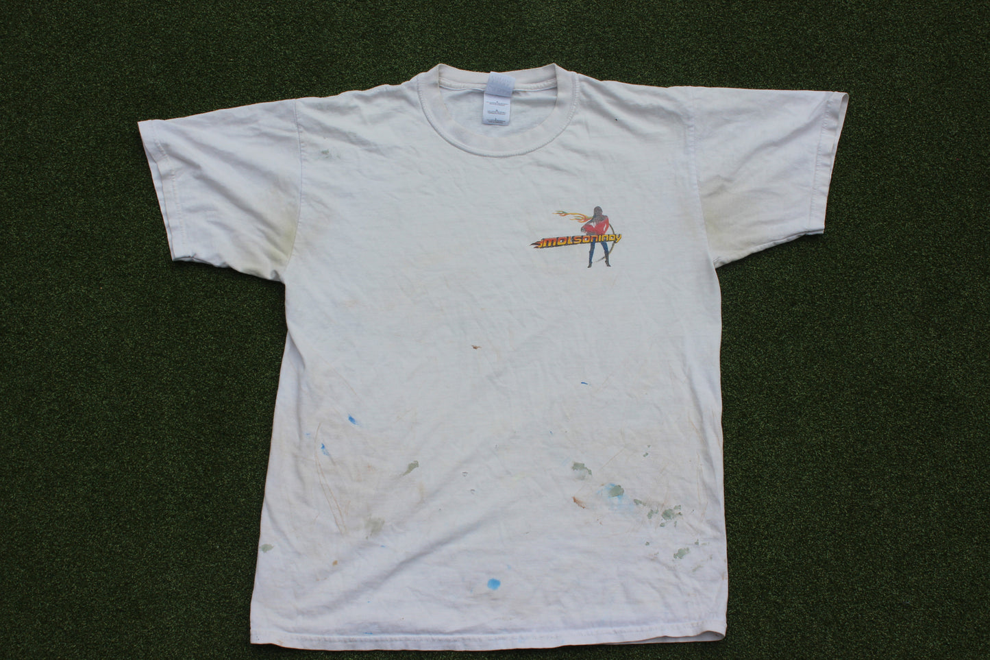 VINTAGE 00s | Molson Canadian Indy 2005 Paint T-Shirt | Size L