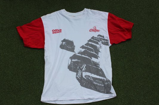 VINTAGE | Nascar Office Depot/Old Spice T-Shirt | Size L