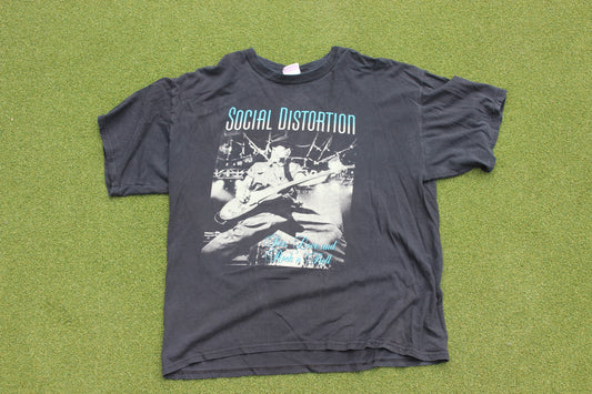 VINTAGE | Social Distortion Sex, Love, Rock & Roll Band T-Shirt | Size XL