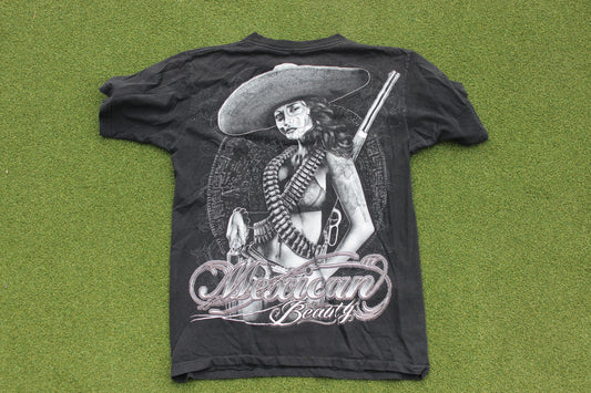 VINTAGE | Mexican Beauty Full Back Graphic T-Shirt | Size M