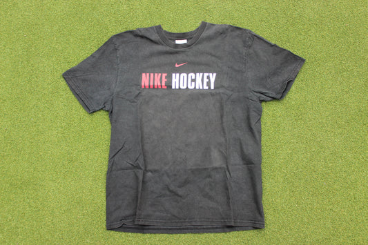 VINTAGE 00s | Nike Hockey T-Shirt | Size XL