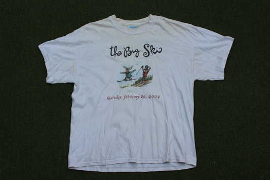 VINTAGE 00s | The Big Ski 2004 T-Shirt | Size XL