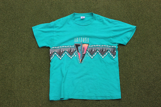 VINTAGE 90s | Arizona Iced Tea 1991 T-Shirt | Size L