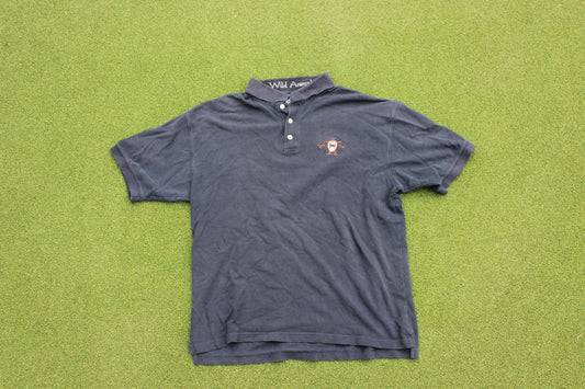 VINTAGE 90s | Warner Bros Studio Tazmanian Devil Golf Polo | Size L