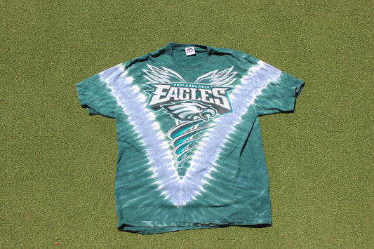 VINTAGE | Philadelphia Eagles Tie-Dye T-Shirt | Size XXL