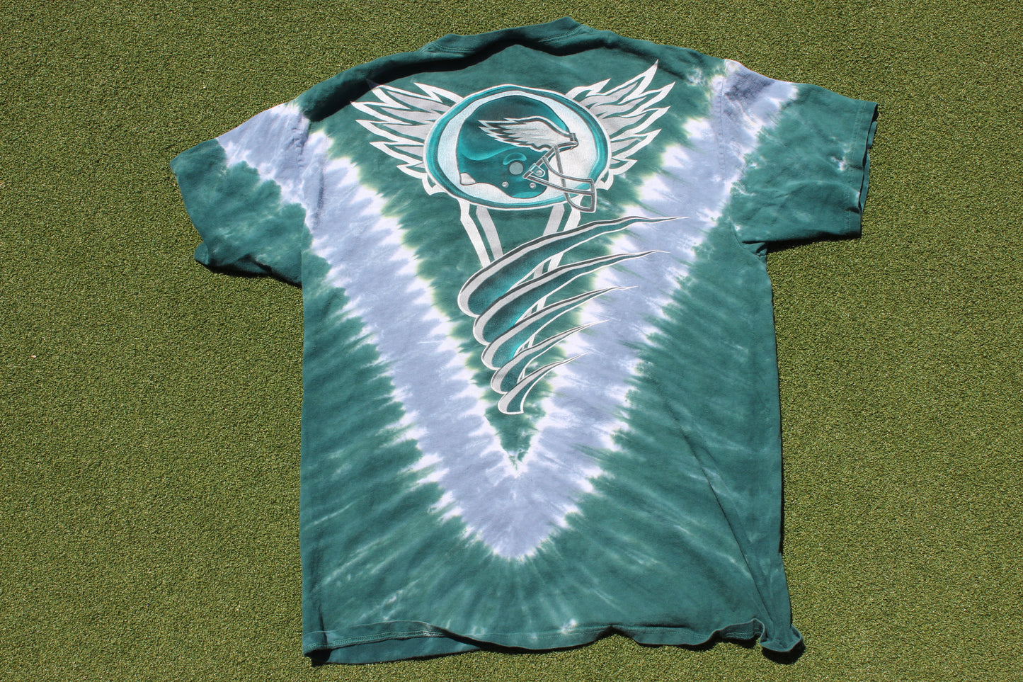 VINTAGE | Philadelphia Eagles Tie-Dye T-Shirt | Size XXL