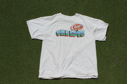 VINTAGE | Raising Cane's One Love T-Shirt | Size XL