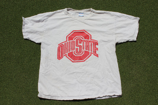 VINTAGE | Ohio State Big Logo T-Shirt | Size XL