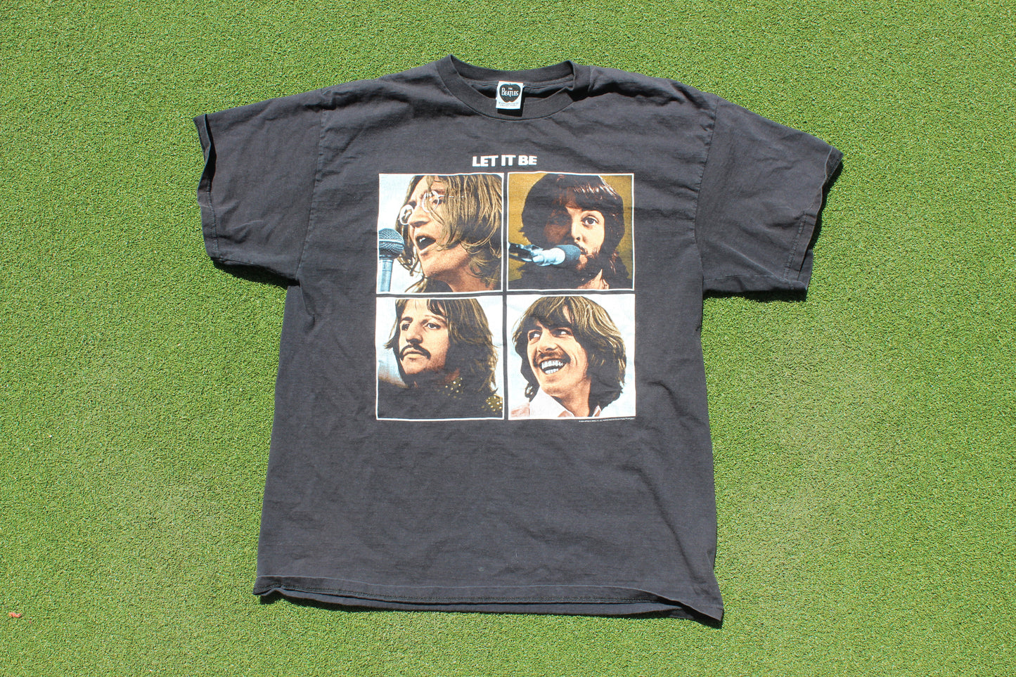 VINTAGE 00s | Beatles Let It Be 2004 Band T-Shirt | Size L