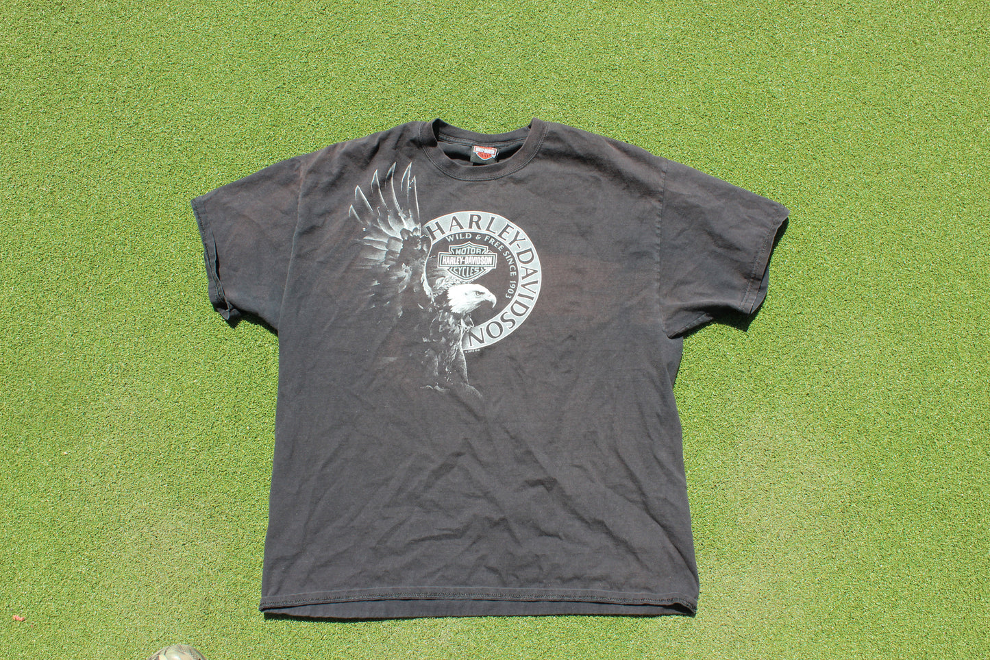 VINTAGE | Harley Davidson Eagle 2012 T-Shirt | Size L