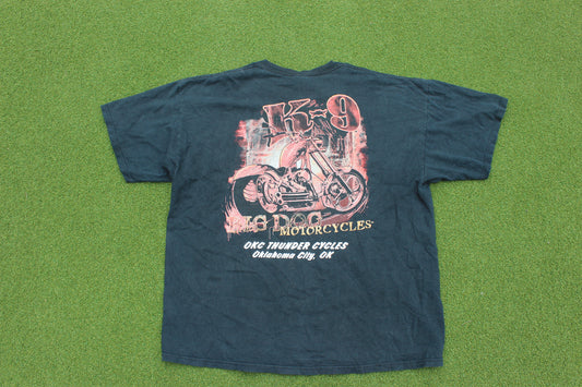 VINTAGE | Big Dog Motorcycles K-9 T-Shirt | Size XXL