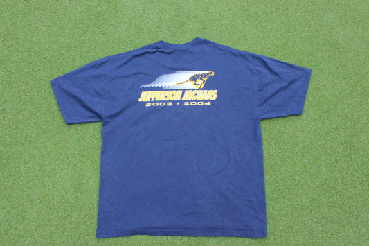 VINTAGE 00s | Jefferson Jaguars 2003-04 T-Shirt | Size XL