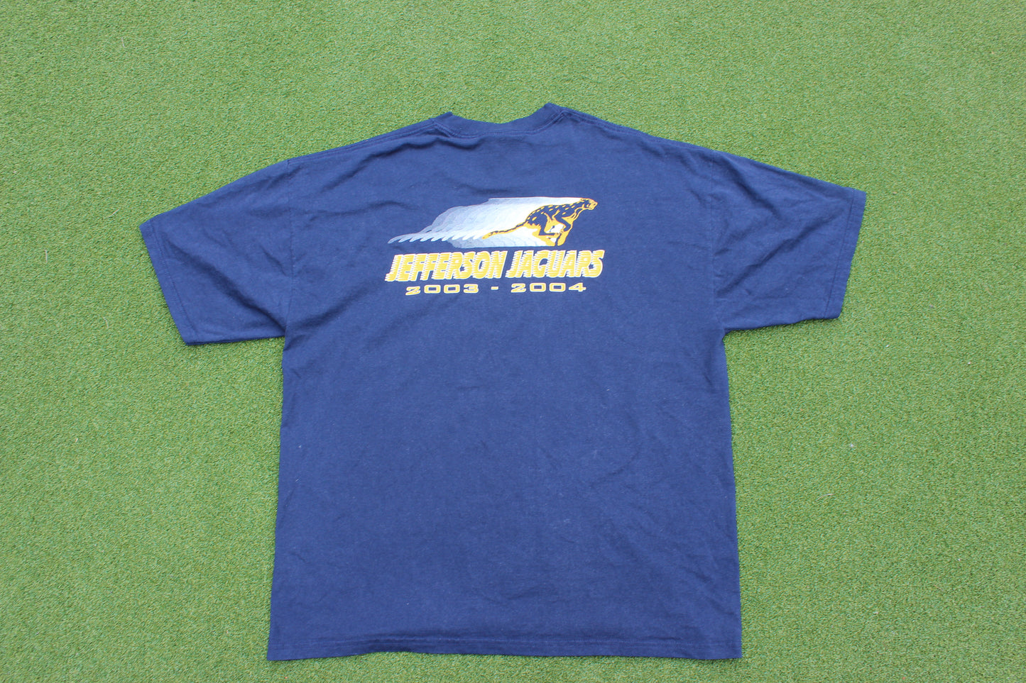 VINTAGE 00s | Jefferson Jaguars 2003-04 T-Shirt | Size XL