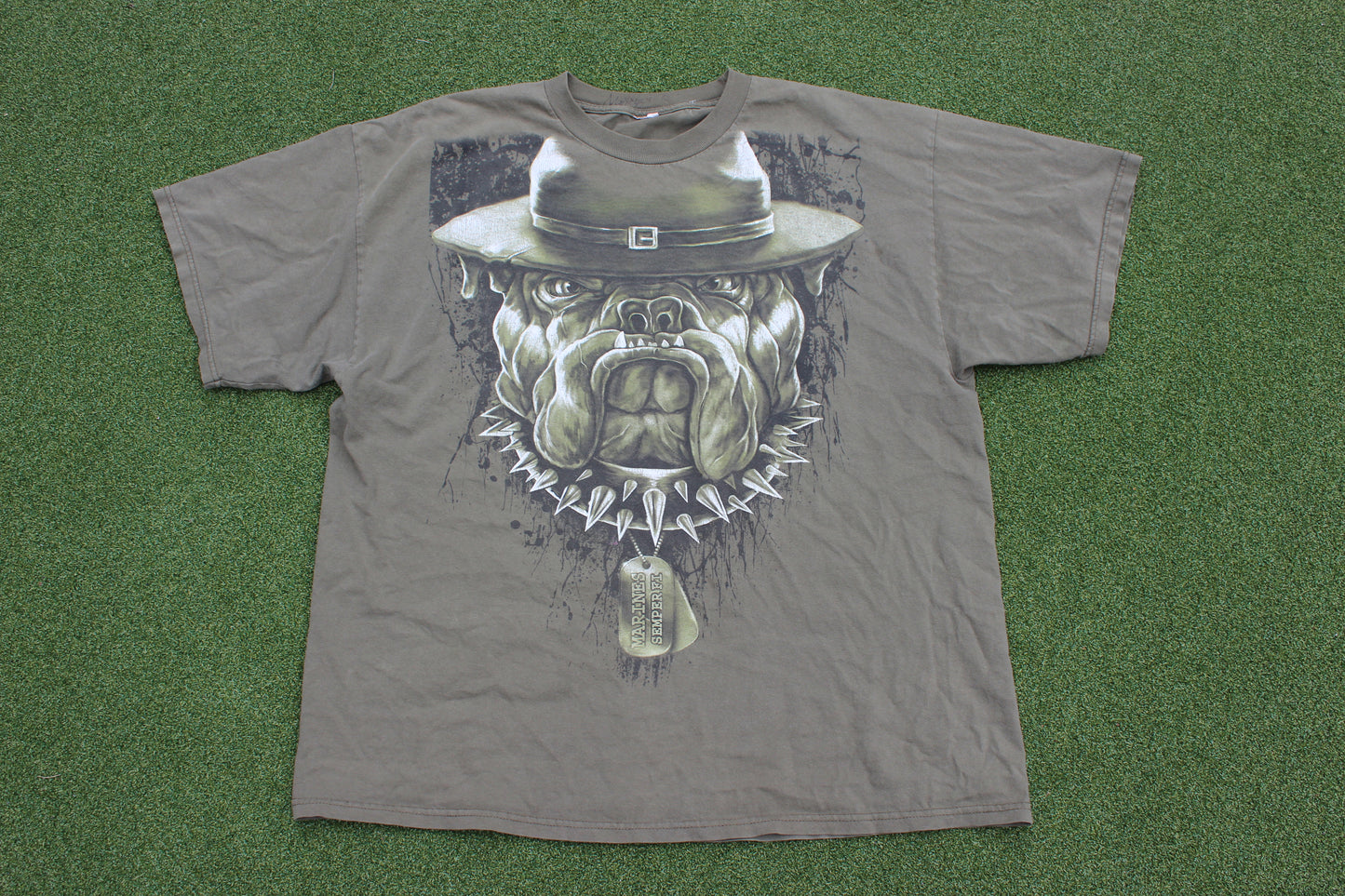 VINTAGE | Marines Bulldog Semper FI | Size XXL