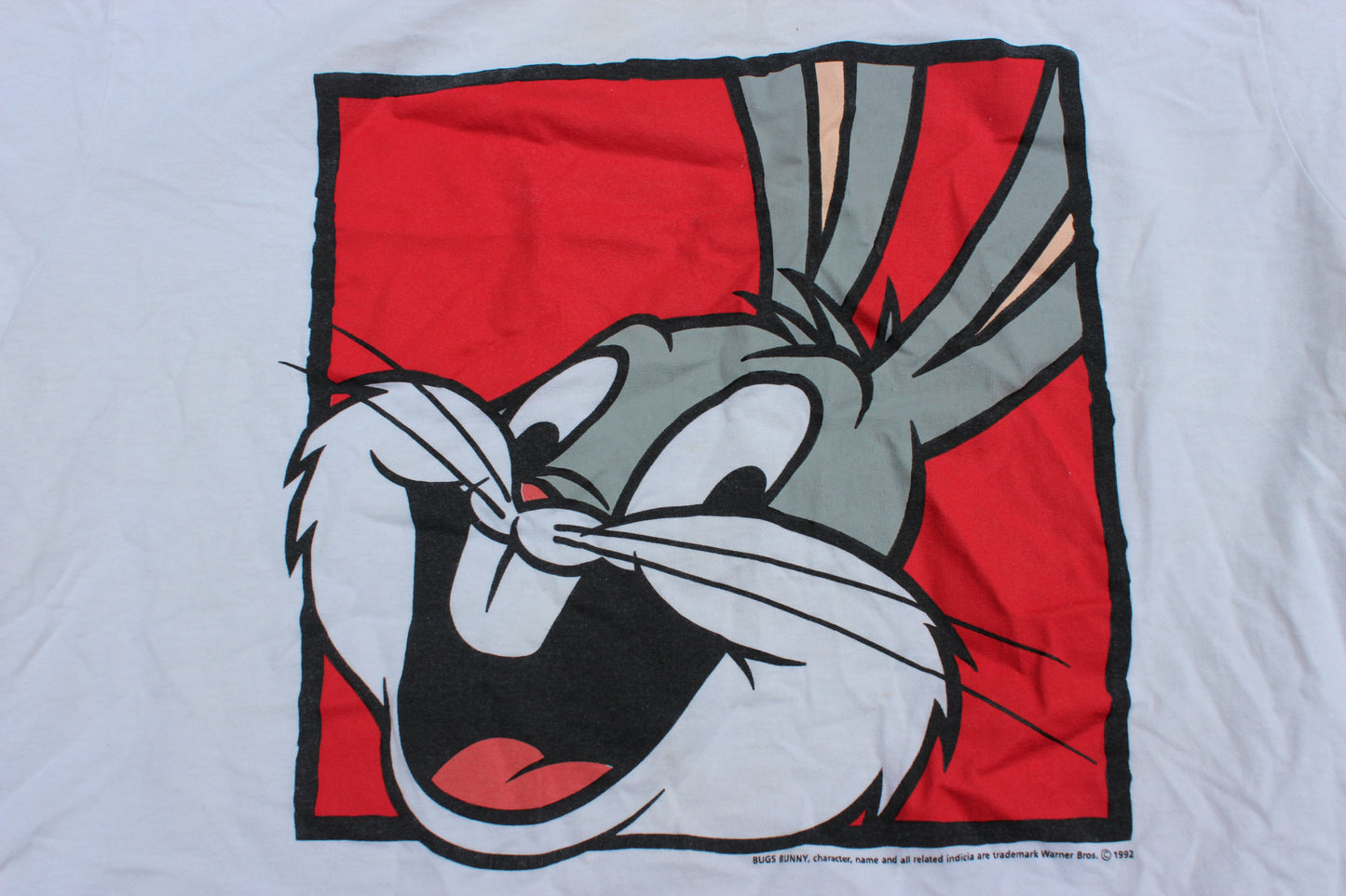 VINTAGE 90s | Looney Tunes Bugs Bunny 1992 T-Shirt | Size L