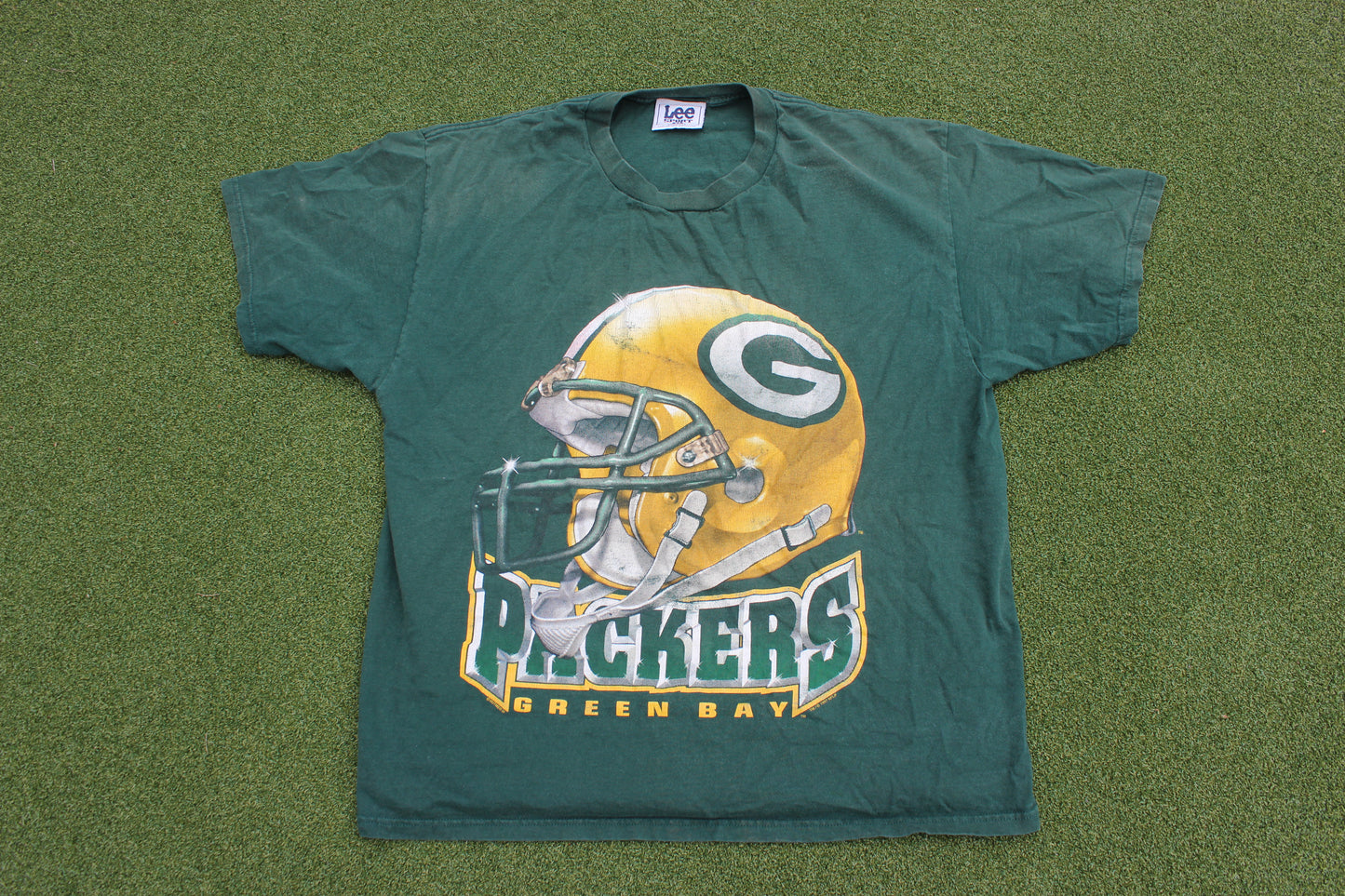 VINTAGE 90s | Greenbay Packers Nutmeg 1997 T-Shirt | Size XL